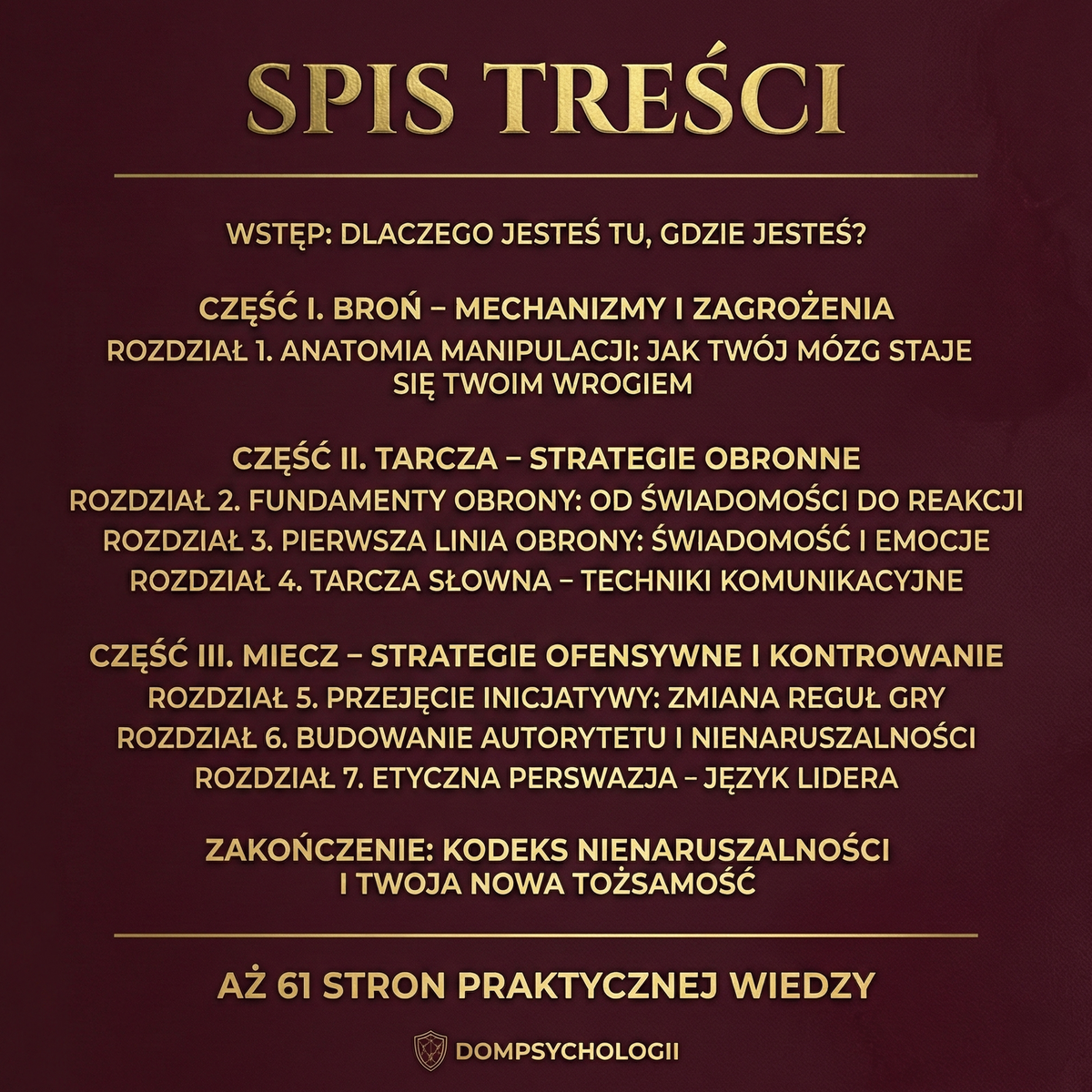NIE REAGUJ - STRATEGIE ODPORNOŚCI NA PROWOKACJĘ I STRES