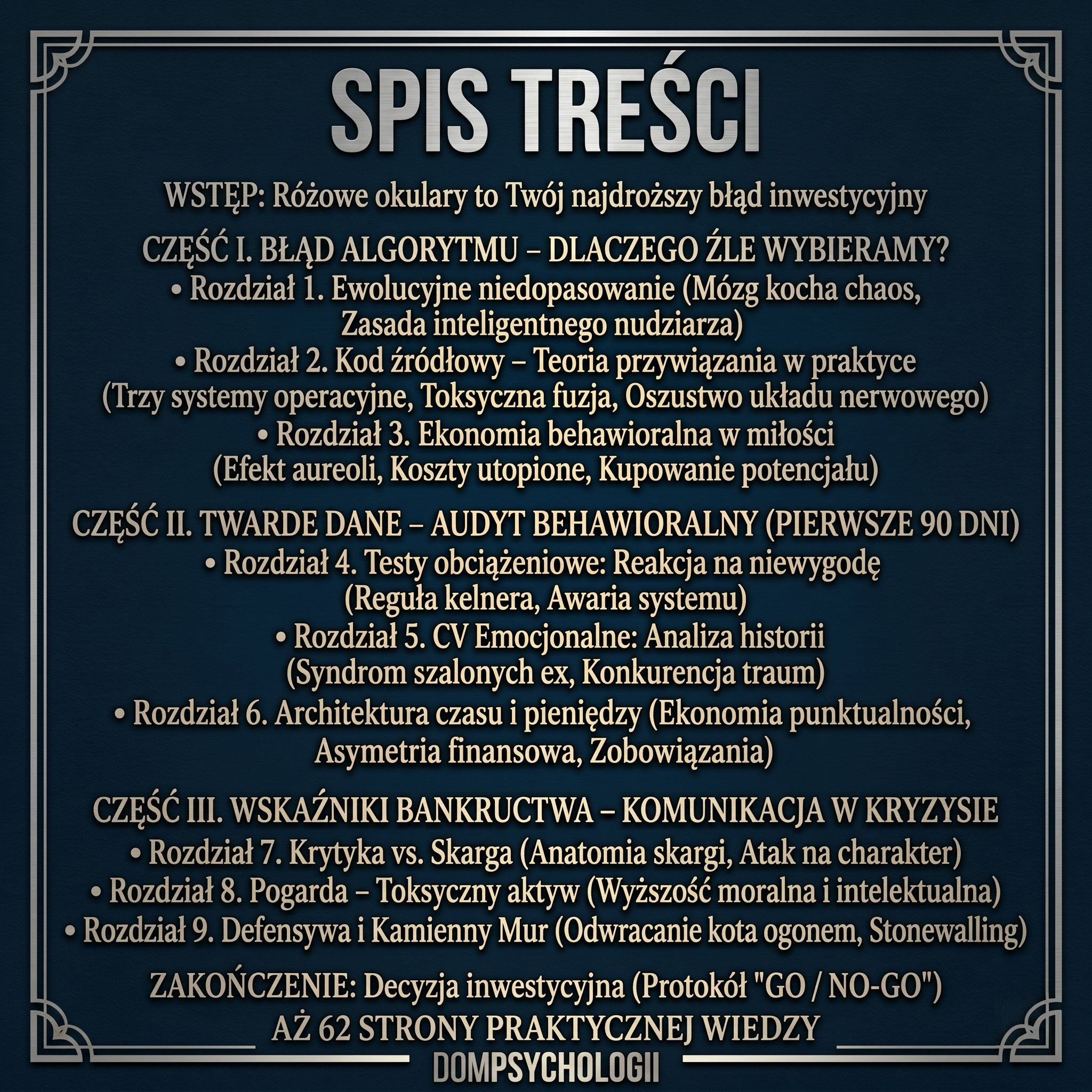 ALGORYTM RELACJI - CHŁODNA KALKULACJA ZAMIAST MOTYLI W BRZUCHU